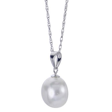 PearLustre by Imperial Sterling Silver Freshwater Cultured Pearl Pendant and Earring Set