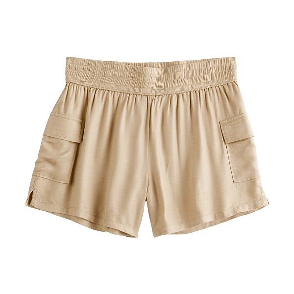 パンツ Eaphi FLUFFY SHORT PANTS beige Eaphi FLUFFY SHORT PANTS beige