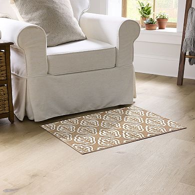 Sonoma Goods For Life® Faux Block Print Super Soft Washable Throw Rug