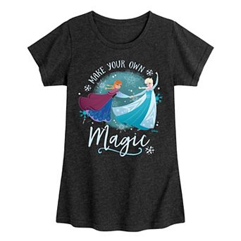 Disney's Frozen Elsa and Anna Girls 7-16 Magic Graphic Tee