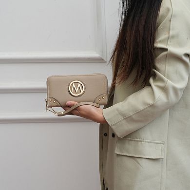 MKF Collection Callie Women’s Drawstring Bucket Crossbody Bag with Wallet by Mia K