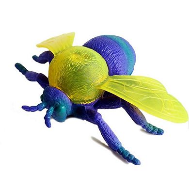 3 Pcs Large Artificial Bee Figure Playset Halloween Trick Scary Toys Kids Educational Model