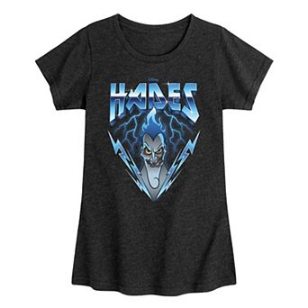 Disney's Hercules Hades Girls 7-16 Glam Rock Graphic Tee