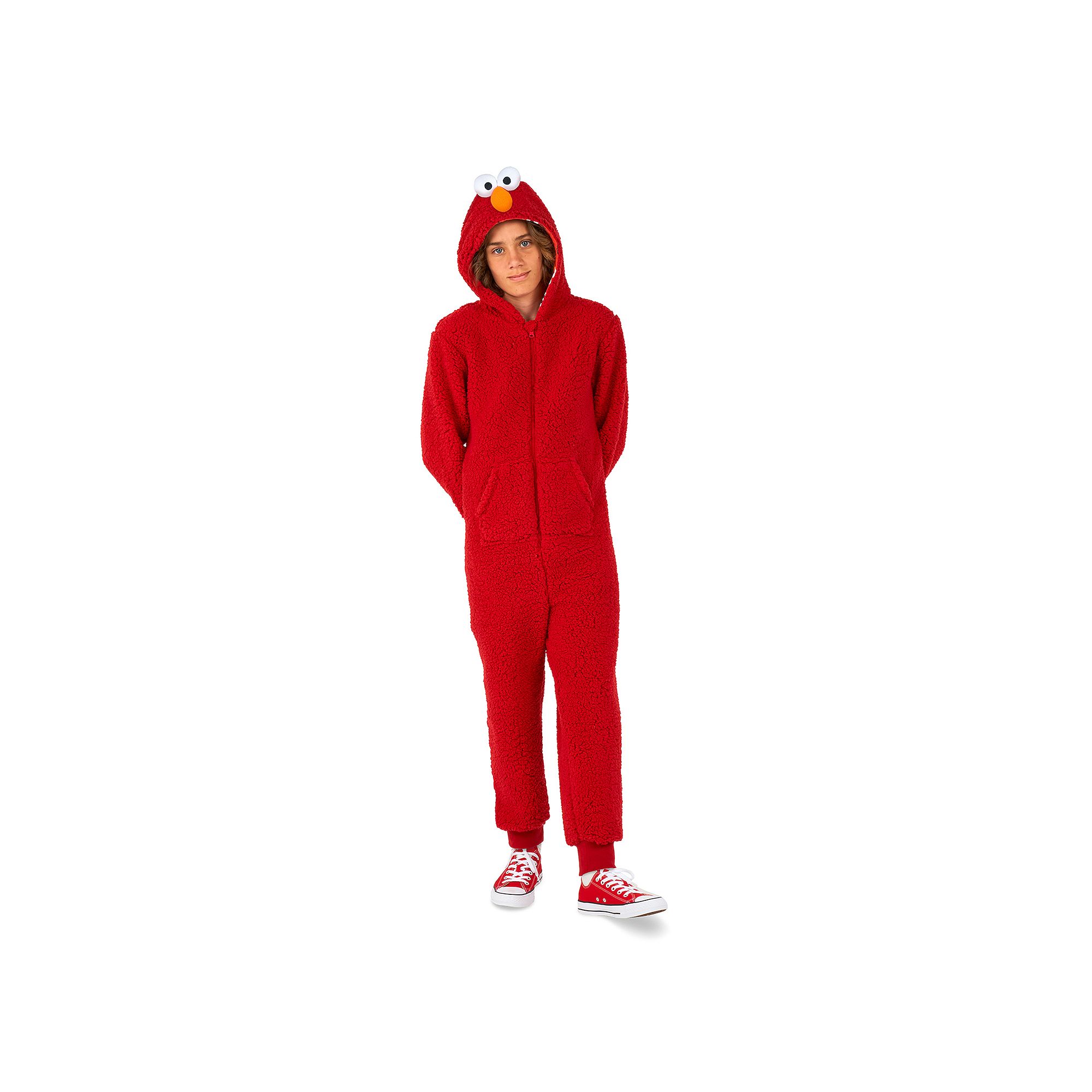 Kids 2-16 OppoSuits Elmo One-Piece Suit, Boys, Size: 2-4Y, Red