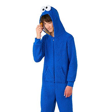 Kids 4-16 OppoSuits Sesame Street Cookie Monster One-piece Pajamas