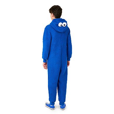 Kids 4-16 OppoSuits Sesame Street Cookie Monster One-piece Pajamas