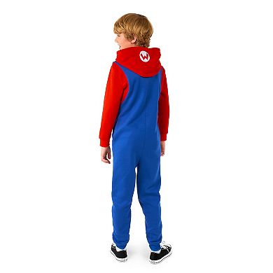 Kids' 4-16 OppoSuits Mario One-Piece Pajamas