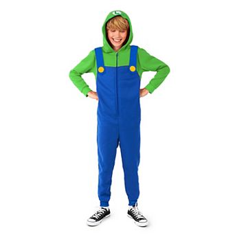 Kids 2-16 OppoSuits Luigi One-Piece Suit