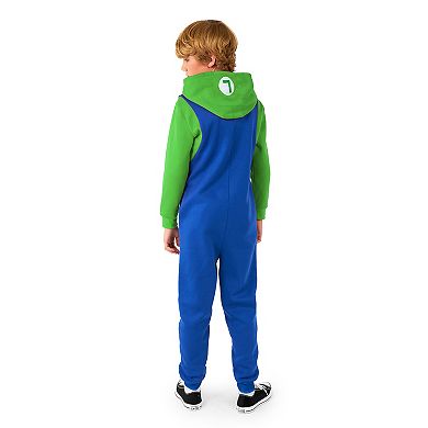 Kids' 4-16 OppoSuits Luigi One-Piece Pajamas