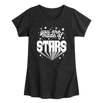 Girls You Are Made Of Stars Graphic Tee