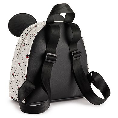 Disney's Minnie Mouse Mini Backpack with Glitter Bow and 3D Ears