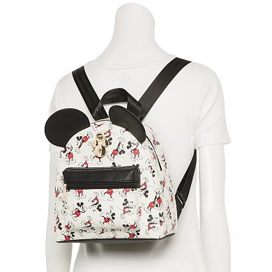 Disney Mickey Mouse All Over Print Mickey Ears Mini Dome Backpack