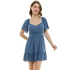 Almost Famous Juniors' Ruched Midi Dress - Macy's