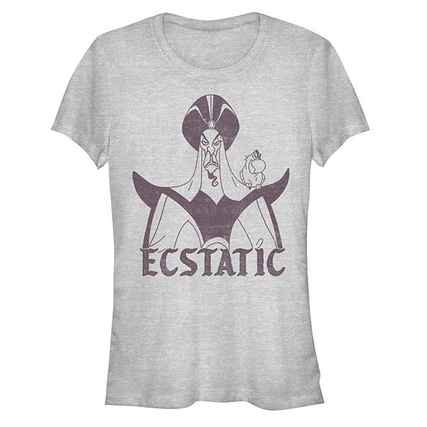 Disney Villains Aladdin Jafar Ecstatic Juniors' Fitted Graphic Tee