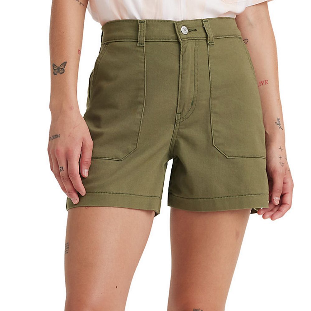 Women's Levi's® Slim Twill Midrise Utility Shorts