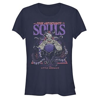 Disney Villains The Little Mermaid Ursula Poor Unfortunate Souls Juniors' Fitted Graphic Tee
