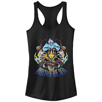 Disney Villains The Little Mermaid Ursula Witch Of The Sea Juniors' Racerback Tank Top