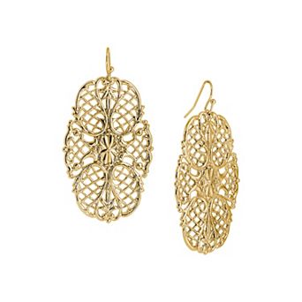 1928 Filigree Drop Earrings