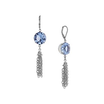 1928 Crystal Tassel Drop Earrings