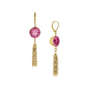 1928 Crystal Tassel Drop Earrings