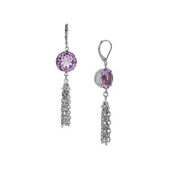 1928 Crystal Tassel Drop Earrings