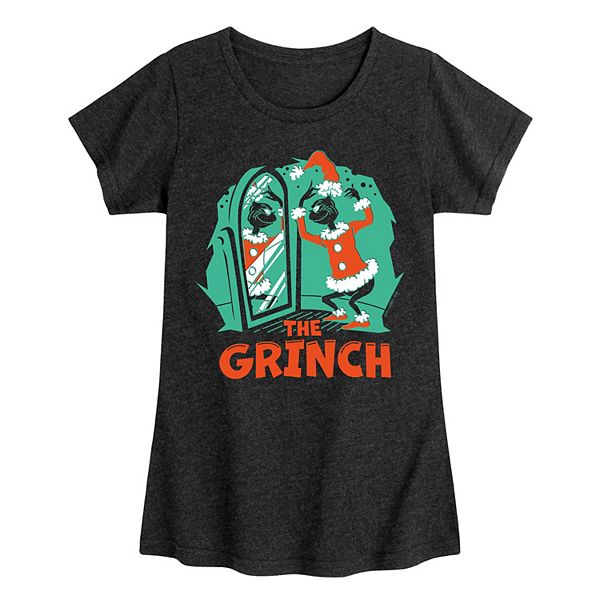 Girls The Grinch Dressing Room Graphic Tee