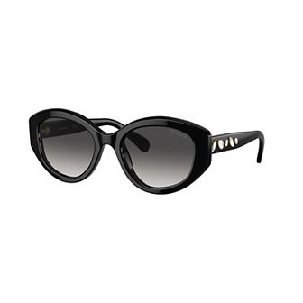 Women's Swarovski 0SK6005 53mm Cat Eye Gradient Sunglasses