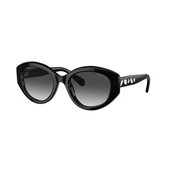 Women's Swarovski 0SK6005 53mm Cat Eye Gradient Sunglasses