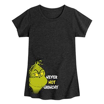 Girls The Grinch Never Not Grinchy Graphic Tee