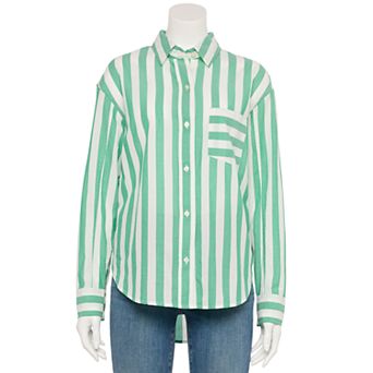 Women's Sonoma Goods For Life® Adaptive Easy Dressing Boyfriend Shirt