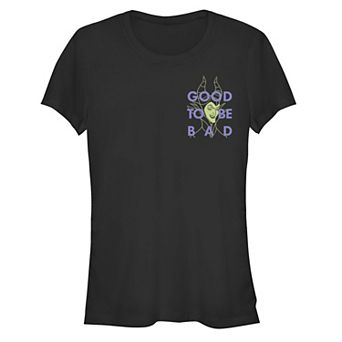 Disney's Sleeping Beauty Maleficent Juniors' Good To Be Bad Graphic Tee