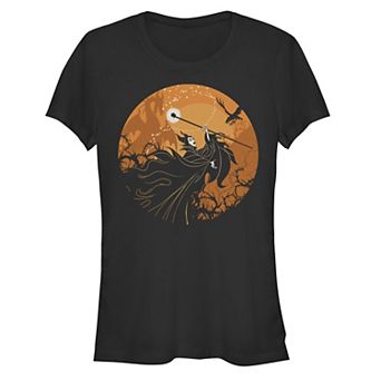Disney's Sleeping Beauty Maleficent Juniors' Casting Spell Graphic Tee