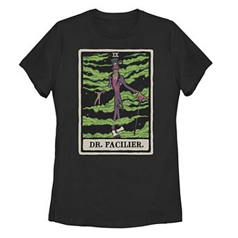 Disney's The Princess & The Frog Dr. Facilier Juniors' Tarot Card Graphic Tee