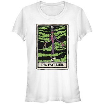 Disney's The Princess & The Frog Dr. Facilier Juniors' Tarot Card Graphic Tee