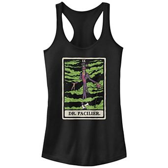 Disney's Villains Dr. Facilier Tarot Card Juniors' Graphic Tank Top