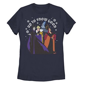 Disney's Villains Up To Snow Good Juniors' Graphic Tee
