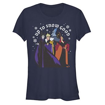 Disney Villains Juniors' Up To Snow Good Graphic Tee