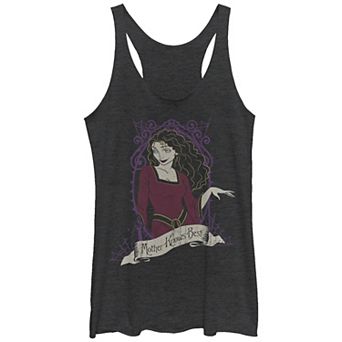 Disney's Villains Mother Gothel Knows Best Juniors' Tri-Blend Graphic Tank Top