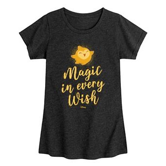 Disney's Wish Star Girls 7-16 Magic In Every Wish Graphic Tee