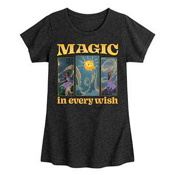 Disney's Wish Asha & Star Girls 7-16 Magic In Every Wish Graphic Tee