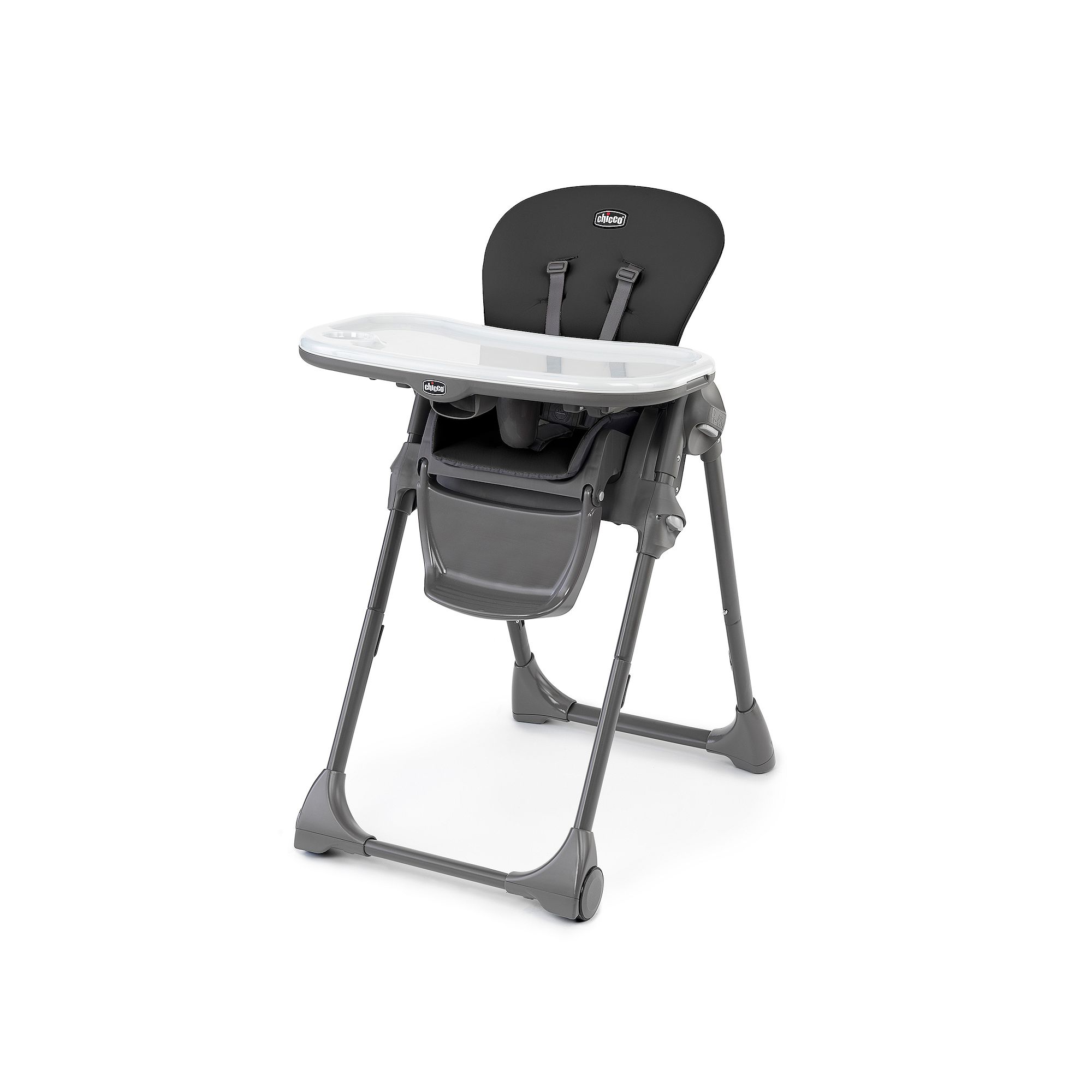 Chicco Polly Adjustable High Chair, Black