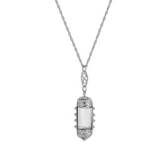 1928 Glass Pendant Necklace