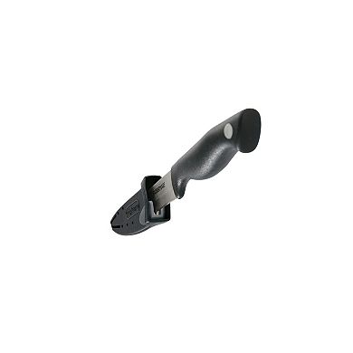 Farberware® 4.5-Inch Utility Knife with EdgeKeeper Sheath, Black Grey
