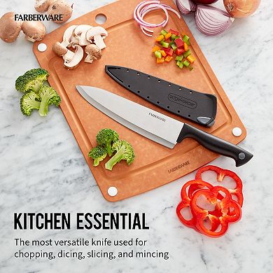 Farberware® 8 in Chef Knife with EdgeKeeper Sheath