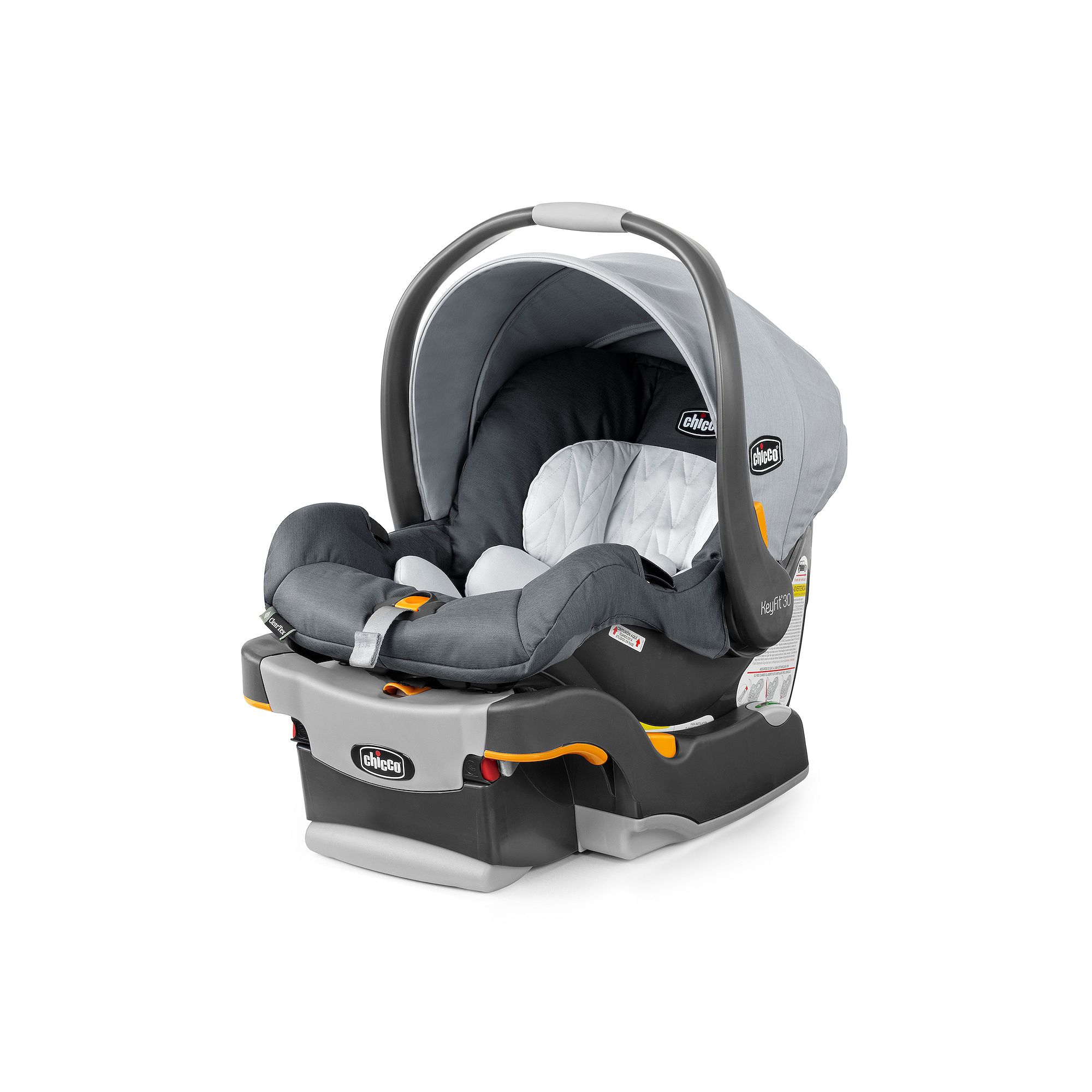 Chicco KeyFit 30 ClearTex Infant Car Seat, Grey Gray