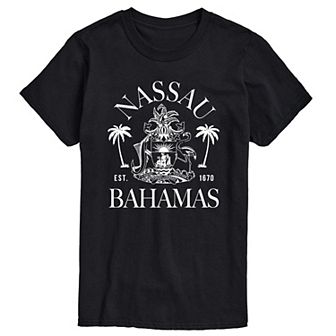 Men's Nassau Bahamas Crest Graphic Tee