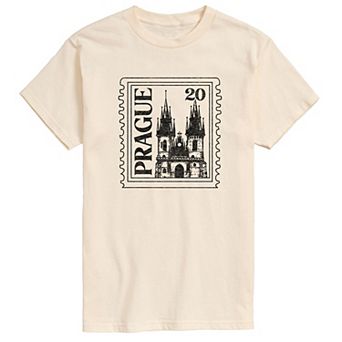 Men's Prague Postage Stamp Graphic Tee