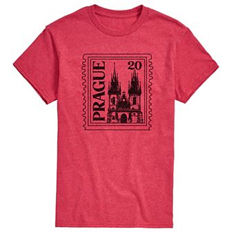 Men's Prague Postage Stamp Graphic Tee