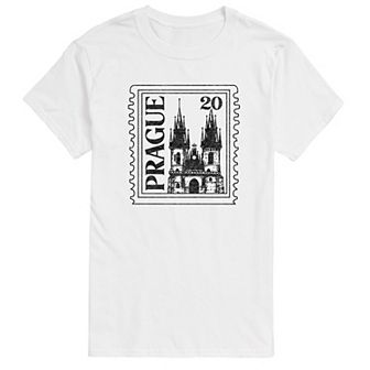 Men's Prague Postage Stamp Graphic Tee