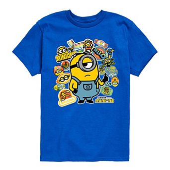 Boys 8-20 Despicable Me Banana Stickers Graphic Tee